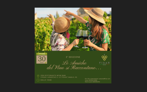 Mo’Stò Beauty tra le protagoniste di “Le Amiche del Vino si raccontano” – FISAR Pescara - Abruzzo Sera